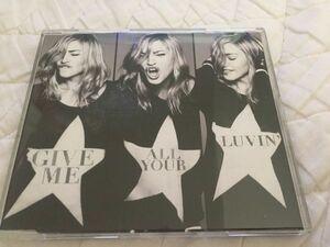 レアCDS　シングル「Give Me All Your Luvin'」　Madonna マドンナ feat. Nick Minaj and M.I.A. LMFAO