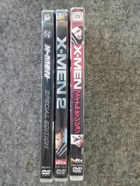 【中古】　DVD　X-MEN　　/　　X-MEN２　　/　　X-MEN　ファイナルディシジョン