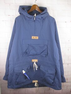 LAJ22665 MOUNTAIN RESEARCH マウンテンリサーチ MT Anorak アノラックパーカー MTR-3570 L 未使用 ブルー系