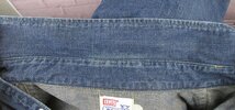 LAS7953 LEVI'S リーバイス 61504-53 ショートホーン 復刻 デニム ウエスタンシャツ 日本製 2000年 36_画像5