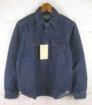 LFS22520 JELADO ジェラード Union workers Shirt Short インディゴ ネルシャツ JP52129 15 未使用_画像1