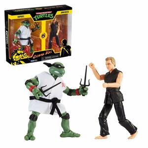 送料無料 TMNT Cobra Kai Raph vs John Kreese ニンジャタートルズ vs コブラ会 ジョン・クリース フィギュア 人形 トイ