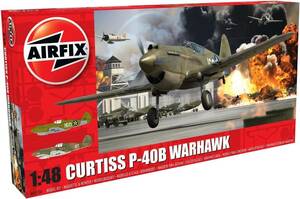 送料無料 Airfix Curtiss P-40B Warhawk 1/48 カーチス P-40B エアフィックス05130 プラモデル 組み立てキット