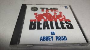 A1605　 『CD』 Best of THE BEATLES 5 ABBEY ROAD 歌詞カード黄ばみあり