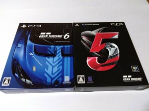 PS3 グランツーリスモ6 初回限定版 グランツーリスモ5 初回限定版 2本セット