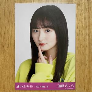 乃木坂46 遠藤さくら ビビットパーカー 生写真 ヨリ 1枚 検) web 限定 齋藤飛鳥 卒業コンサート 月別 2023.May-Ⅲ