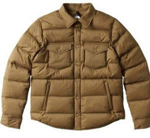 ノースフェイスTHE NORTH FACE STUFFED SHIRT スタッフドシャツ BF/ブラウンフィールド ND91610 メンズダウンアウター 新品未使用正規品
