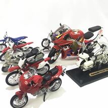 バイク ミニカー 8台セット ギロイ 1/10 ホンダ CBR900 RR マイスト 1/18 ハーレーダビッドソン カワサキ ヤマハ DUCATI 等 まとめ ■H038_画像1