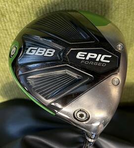 希少　Callaway GBB EPIC FORGED 9.5°　エピック フォージド　島田ゴルフ製作所シャフトＲ　Ks-FW　　ヘッドカバー付き