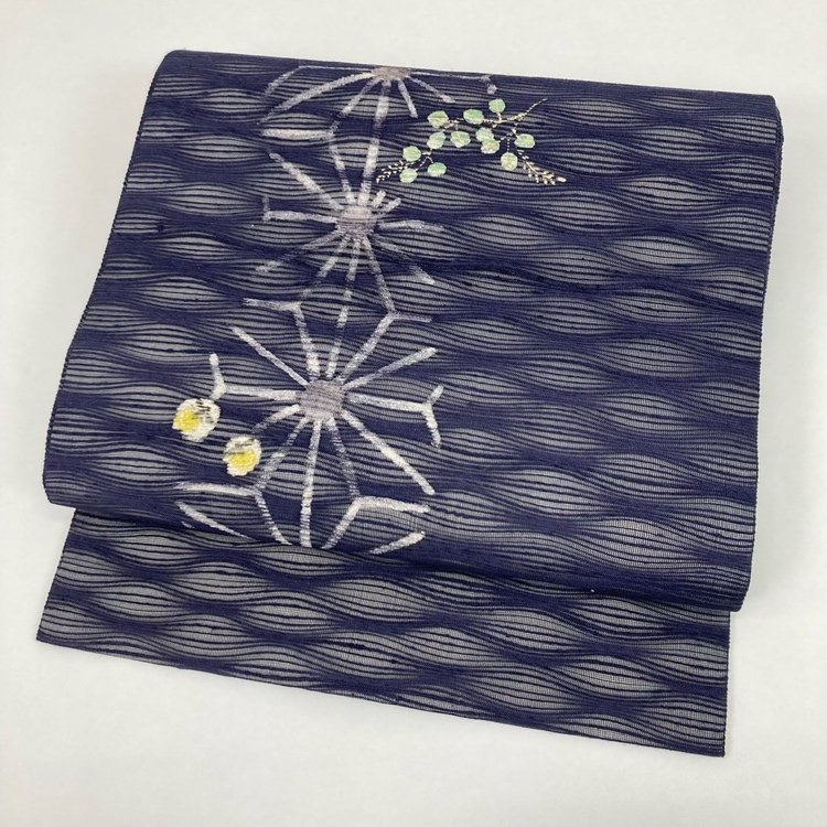 なごや帯 正絹 未使用 夏帯 麻の葉 item details | Yahoo! Japan