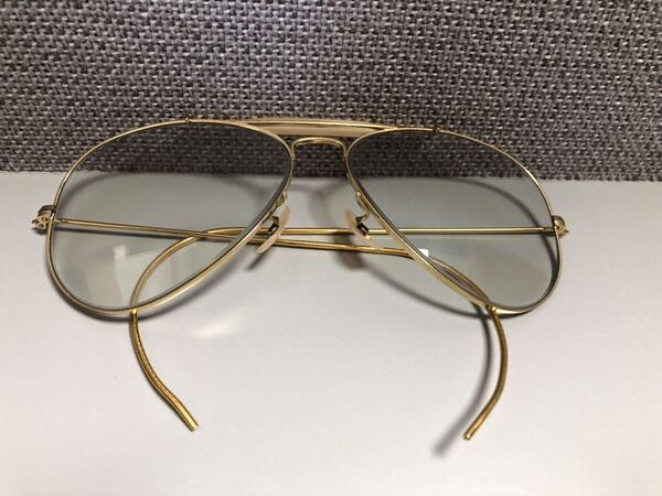 B&L RAY-BAN USA アウトドアーズマン グレー調光レンズ 70年代 デッドストック 本体のみ 送料込 OUTDOORSMAN PHOTOCHROMIC LENSES 70s