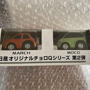 新品★未開封 チョロＱ タカラ 日産オリジナルチョロQシリーズ第２弾 MARCH マーチ MOCO モコの画像1