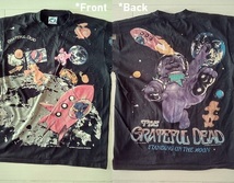 ★［ L ］「GRATEFUL DEAD グレイトフル・デッド Standing On The Moon ダンシングベア バンド ビンテージスタイル プリントTシャツ」新品_画像1