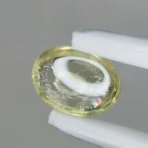 【1円オークション】大き目ダイアスポアの虹入りカボション / ダイアスポア 1.394ct _画像1