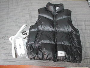 【1回着用・送料700円】2022AW WTAPS BIVOUAC VEST/POLY.TAFFETA FORTLESS BLACK XL 04 ダブルタップス ビバーク ダウンベスト ブラック