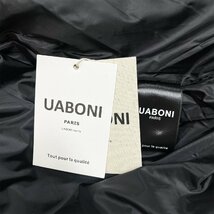 今節限定EU製＆定価12万◆UABONI*Paris*ダウンジャケット*ユアボニ*パリ発◆高級 ふんわり 防寒防風 高級刺繍 女王蜂 艶 アウター L/48_画像9