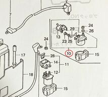 送料無料 ホンダ純正新品 CBR400F 1型用 スターターリレー スターターマグネットスイッチ セルモーター エンジン セルリレー 380_画像4