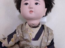 ★レトロ！日本人形　あどけない顔が可愛い！お座りもできないくらい手足、首がぐらぐらです。【赤ちゃん人形】身長35cm　_画像7