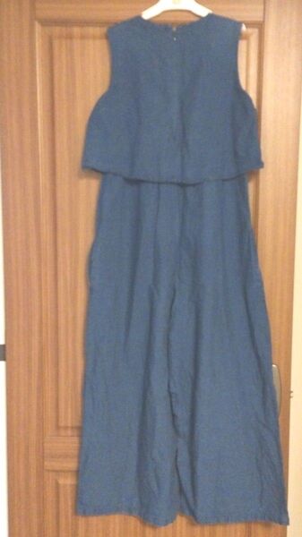 デニムオールインワン サロペット ワイドパンツ KBF