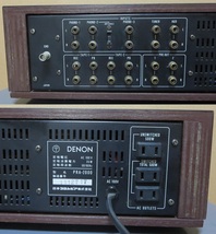 DENON デノン プリアンプ PRA-2000 動作品 メンテナンス済 ♪保証あり♪ 入力切替ボタン、プッシュテンキータイプ その16_画像6