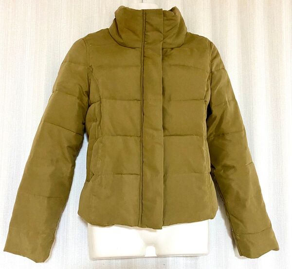 美品【SEVENDAY=SUNDAY】中綿ダウンブルゾン コート カーキ M