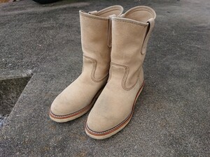 【廃盤】レッドウィング 8168 ペコスブーツ US5D 23cm Redwing Pecosboots ラフアウトレザー スエード 