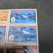 南米ガイアナの切手　「野性動物」　8種　切手未使用　ヒンジ跡 あり_画像3