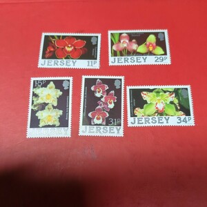 イギリス・ジャージ記念切手 「ラン」　未使用　　1987年　 4種揃 軽いシミあります
