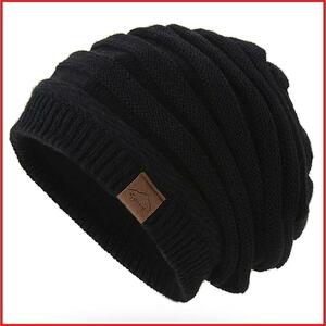ニット帽 帽子 裏起毛 ブラック メンズ レディース ベレー帽 秋冬 ふわふわ 防寒 保温 ニット 帽子 暖かい おしゃれ かわいい ゆったり