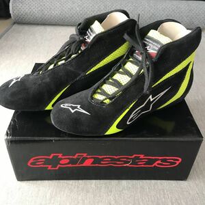 alpinestars（アルパインスターズ） SP + SHOES BLACK YELLOW FLUOサイズ38 FIA公認8856-2000