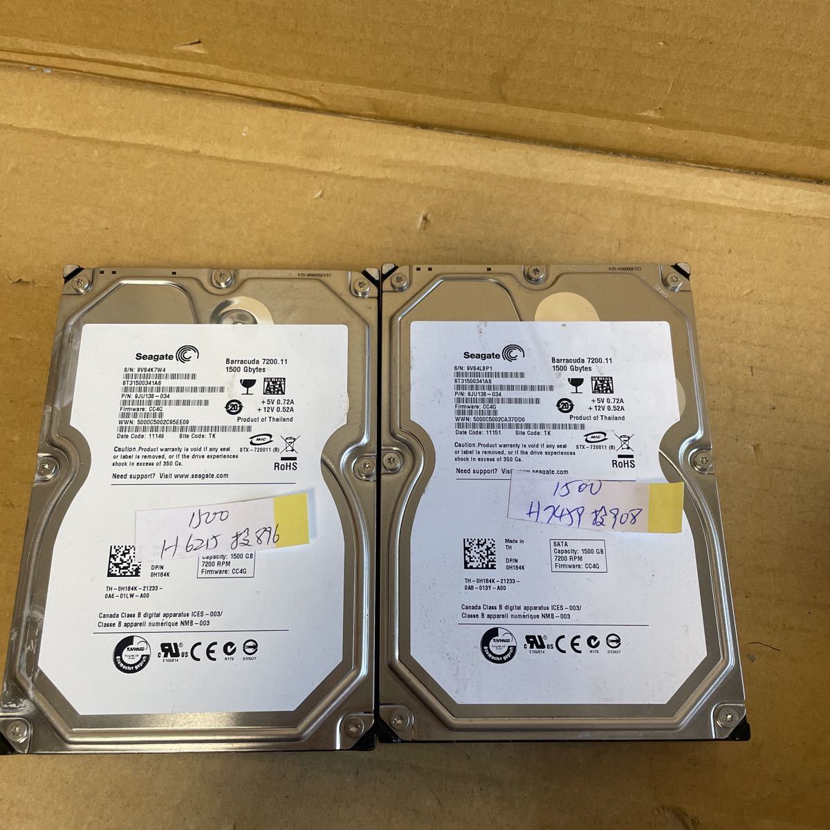 2024年最新】Yahoo!オークション -seagate st31500341asの中古品・新品