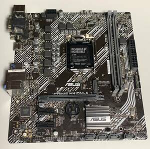 【起動不可】ASUS PRIME H410M-A 一部付属品のみ・発送用元箱 確認時通電可 / MicroATX LGA1200 Intel第10世代