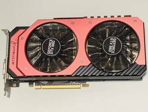 【中古】Palit GeForce GTX960 Super JetStrem 風 NE5X960T1041-2061J GDDR5 2GB 付属品無し