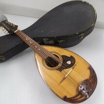 m002 G4 鈴木バイオリン マンドリン No.226 1965 SUZUKI VIOLIN 楽器 弦楽器 MANDOLIN アンティーク レトロ ハードケース_画像1