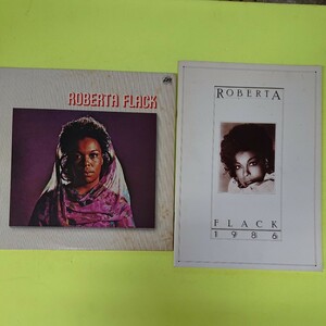 2LP+パンフレット/ロバータフラック〈ROBERTA FLACK〉「やさしく歌ってKILLING ME SOFTLY WITH HIS SONG」収録☆5点以上まとめて送料無料