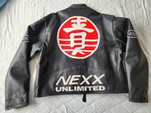 Nexx unlimited ネックスアンリミテッド レザージャケット 本革 USA製 Lサイズ　美品　ライダースジャケット　国内未発売_画像2