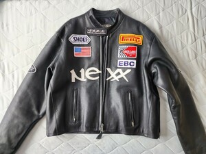 Nexx unlimited ネックスアンリミテッド レザージャケット 本革 USA製 Lサイズ　美品　ライダースジャケット　国内未発売