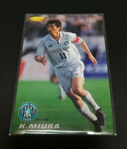 2002年カルビー 三浦知良(ヴィッセル神戸)J.League キャプテンカード。 No,CP-15。