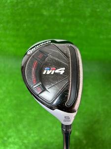 TO250【TaylorMade】M4 U5 25度 純正FUBUKI(R) 装着 フブキ ユーティリティー ヘッドカバー付き 中古品