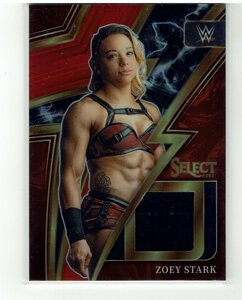【Zoey Stark/ゾーイ・スターク】2023 Panini WWE Select 99枚限定 Red Prizm Used Relic #30/99