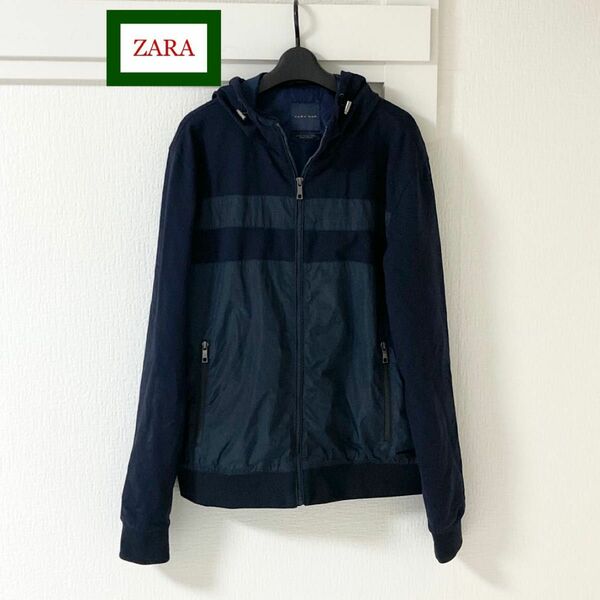 ザラ ZARA メンズ ストレッチ マウンテンパーカー