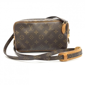 LOUIS VUITTON ルイヴィトン M51828 ポシェット マルリーバンドリエール モノグラム ショルダーバッグ ブラウン 廃盤品 管理RT34789