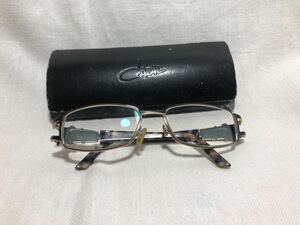 【カザール】ビンテージCAZAL 眼鏡 ロゴテンプル 度入り サングラスメガネ めがね メンズ レディース ドイツ製　中古