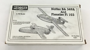 Natter BA 349A And Fieseler Fi 103 1/72 プラモデル 未使用品 未組立