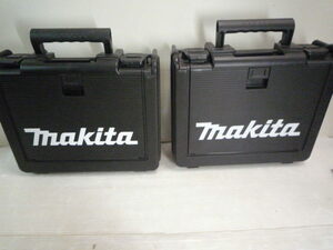 マキタ makita 2個セット ケースのみ 充電式 インパクト ドライバ 収納 プラスチックケース 黒 TD170DTXAB TD136DRFXW 収納能 
