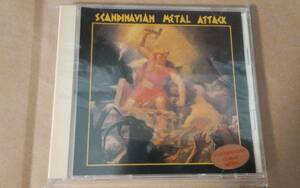 【80sメタルコンピレーション】V.A. / Scandinavian Metal Attack 廃盤CD。