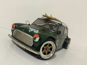 タミヤ 1/10 ミニクーパー M-03 ボディ中古 シャーシ未走行品 TAMIYA MINI COOPER 電動RCカー ラジコン 