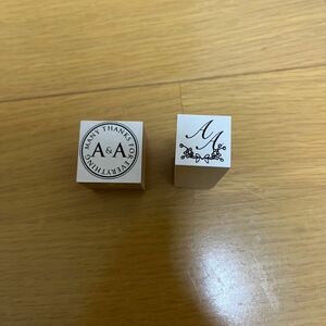 イニシャルスタンプ A&A