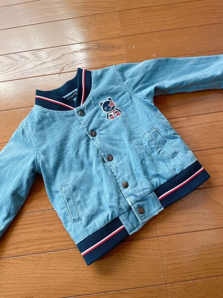 スタジャン コート ジャケット 80サイズ Tommy レア デニム