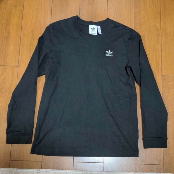 adidas originals アディダスオリジナルス 長袖Tシャツ カットソー 黒 ブラック Lサイズ